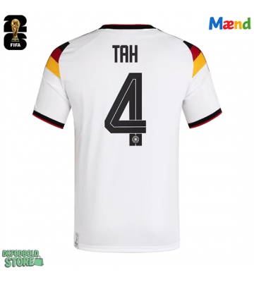 Tyskland Jonathan Tah #4 Replika Hjemmebanetrøje VM 2026 Kortærmet